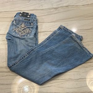 Girls Miss Me Boot Cut Jeans